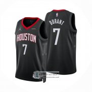 Camiseta Houston Rockets Kevin Durant NO 7 Statement 2025-26 Negro