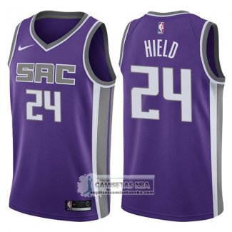 Camiseta Kings Buddy Hield Icon 2017-18 Violeta