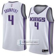 Camiseta Kings Iman Shumpert Association 2018 Blanco