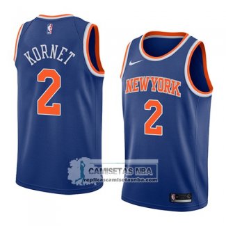 Camiseta Knicks Luke Kornet Icon 2018 Azul