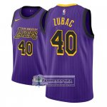 Camiseta Lakers Ivica Zubac Ciudad 2018 Violeta