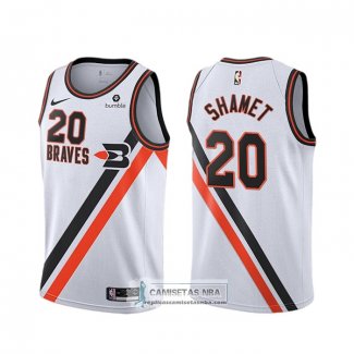 Camiseta Los Angeles Clippers Landry Shamet Classic Edition 2019-20 Blanco