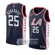 Camiseta Los Angeles Clippers Mfiondu Kabengele Ciudad 2019 Azul