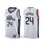 Camiseta Los Angeles Clippers Paul George Ciudad Blanco