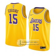 Camiseta Los Angeles Lakers Demarcus Cousins Icon 2019-20 Amarillo