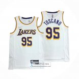 Camiseta Los Angeles Lakers Juan Toscano-Anderson NO 95 Association 2021-22 Blanco