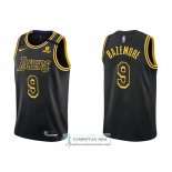 Camiseta Los Angeles Lakers Kent Bazemore NO 9 Mamba 2021-22 Negro