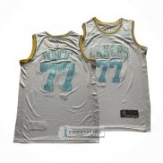 Camiseta Los Angeles Lakers Luka Doncic NO 77 Classic 2024-25 Blanco