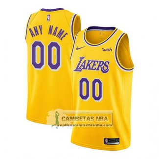 Camiseta Los Angeles Lakers Personalizada Icon 2018-19 Blanco