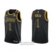 Camiseta Los Angeles Lakers Trevor Ariza NO 1 Mamba 2021-22 Negro