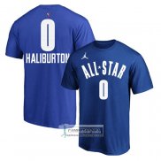 Camiseta Manga Corta All Star 2023 Tyrese Haliburton Azul