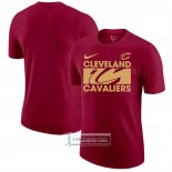 Camiseta Manga Corta Cleveland Cavaliers Rojo