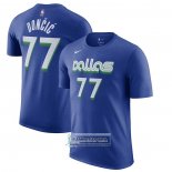 Camiseta Manga Corta Dallas Mavericks Luka Doncic Ciudad 2022-23 Azul