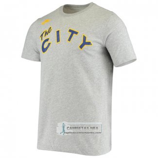 Camiseta Manga Corta Oklahoma City Thunder Gris2