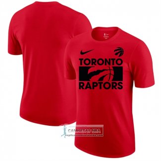Camiseta Manga Corta Toronto Raptors Rojo