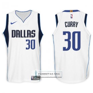 Camiseta Mavericks Seth Curry 2017-18 Blanco