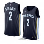 Camiseta Memphis Grizzlies Brandon Goodwin Icon 2018 Azul