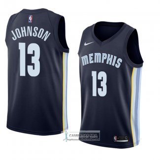 Camiseta Memphis Grizzlies Brice Johnson Icon 2017-18 Azul