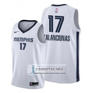 Camiseta Memphis Grizzlies Jonas Valanciunas Association Blanco