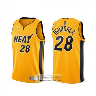 Camiseta Miami Heat Andre Iguodala Earned 2020-21 Oro