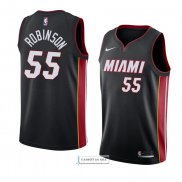 Camiseta Miami Heat Duncan Robinson Icon 2018 Negro