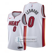 Camiseta Miami Heat Meyers Leonard Association Blanco