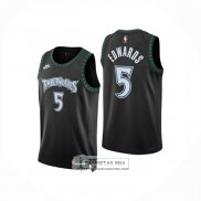 Camiseta Minnesota Timberwolves Anthony Edwards NO 5 Classic 2025-26 Negro