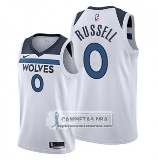 Camiseta Minnesota Timberwolves D'angelo Russell Association 2019-20 Blanco