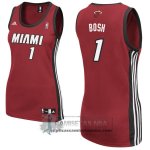 Camiseta Mujer Heats Bosh Rojo