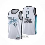 Camiseta NBA All Star 2026 Shai Gilgeous Alexander NO 2 Blanco