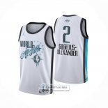 Camiseta NBA All Star 2026 Shai Gilgeous Alexander NO 2 Blanco