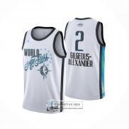 Camiseta NBA All Star 2026 Shai Gilgeous Alexander NO 2 Blanco