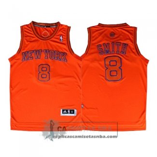 Camiseta Navidad Knicks Smith 2012 Naranja