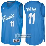 Camiseta Navidad Thunder Enes Kanter 2016 Azul