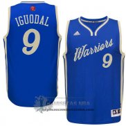 Camiseta Navidad Warriors Iguodala 2015 Azul