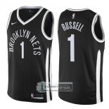 Camiseta Nets D'angelo Russell Ciudad 2017-18 Negro