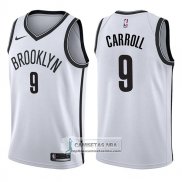 Camiseta Nets Demarre Carroll Association 2017-18 Blanco