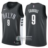 Camiseta Nets Demarre Carroll Statement 2017-18 Negro