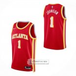Camiseta Nino Atlanta Hawks Jalen Johnson NO 1 Icon 2026-27 Rojo