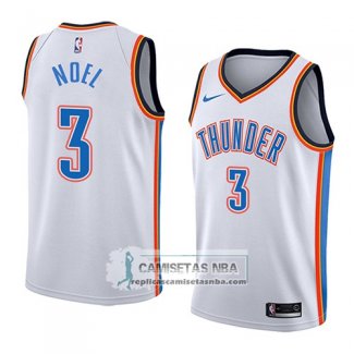 Camiseta Oklahoma City Thunder Nerlens Noel Association 2018 Bla