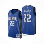 Camiseta Orlando Magic Franz Wagner NO 22 Statement 2024-25 Azul