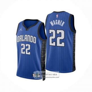 Camiseta Orlando Magic Franz Wagner NO 22 Statement 2024-25 Azul