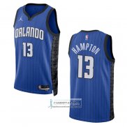 Camiseta Orlando Magic R.J. Hampton NO 13 Statement 2022-23 Azul