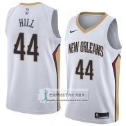 Camiseta Pelicans Solomon Hill Association 2018 Blanco