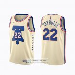 Camiseta Philadelphia 76ers Matisse Thybulle Earned 2020-21 Crema
