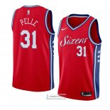 Camiseta Philadelphia 76ers Norvel Pelle Statement 2017-18 Rojo