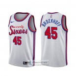 Camiseta Philadelphia 76ers Ryan Broekhoff Classic Blanco