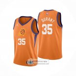 Camiseta Phoenix Suns Kevin Durant NO 35 Statement 2021 Naranja