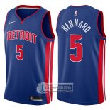Camiseta Pistons Luke Kennard Icon 2017-18 Azul