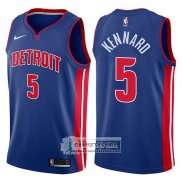 Camiseta Pistons Luke Kennard Icon 2017-18 Azul